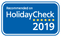 Certificado de recomendación en Holidaycheck 2019