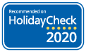 Certificado de recomendación en Holidaycheck 2020